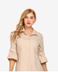 Accordian Pleated Fit Flare Dress